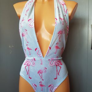 Blue Flamingo Bodysuit 01 Velveteena Leigh