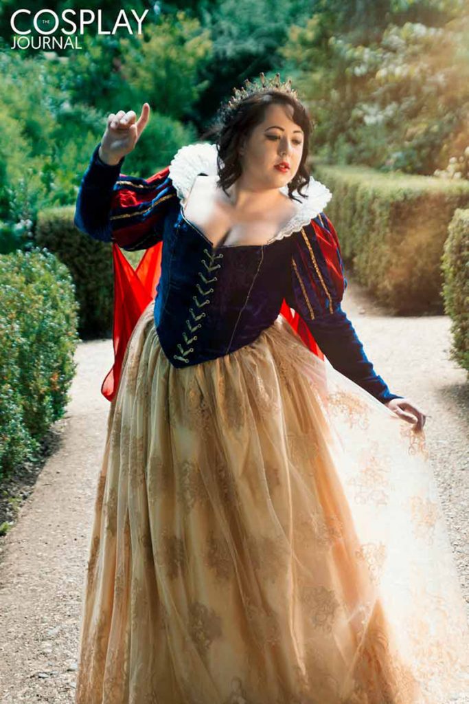 Snow White Dress Bespoke Cosplay Comicon Velveteena Leigh