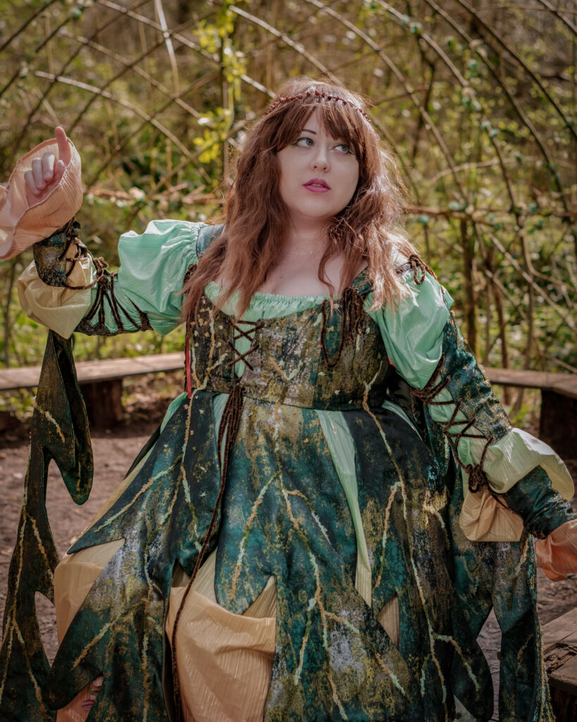 This particular costume started from a desire to create something inspired by nature